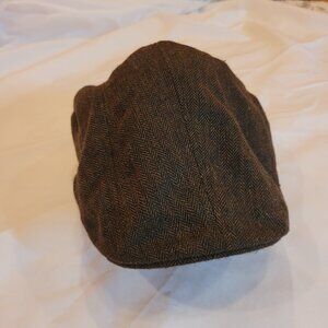 1917 Biltmore Herringbone Wool Blend Newsboy Cap Large